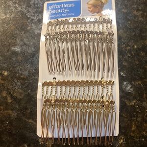 Set of 4 Gold & Silver Hair Combs
